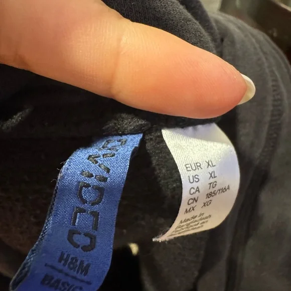 Men's Black Hoodie - Picture 4 of 4